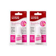 💋 kiss brush-on nail glue duo - two pack" logo