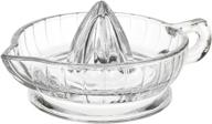 🍊 hic citrus juicer reamer: heavyweight glass with handle and pour spout - the ultimate essential for juicing citrus fruits logo