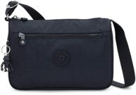 kipling callie handbag black tonal logo