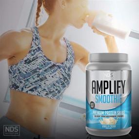 img 2 attached to 🥤 Amplify Smoothie: Premium Whey Protein Powder Shake with Greens & Amino Acids - Build Lean Muscle, Gain Strength, Lasting Energy, Lose Fat - Vanilla (30 Servings)
