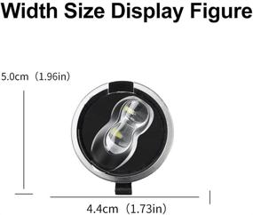 img 2 attached to 🔦 6000K Full LED Side Under-Mirror Puddle Lights for Ford F-150 Expedition Explorer Edge Flex Fusion Taurus X Lincoln Mercury (Pack of 2)