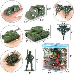 img 3 attached to 🦦 Otters Military Figures Plastic Birthday: Enhancing Imaginative Playtime Fun!