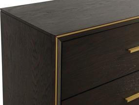 img 3 attached to Roundhill Furniture Contemporary 2 Drawer Nightstand