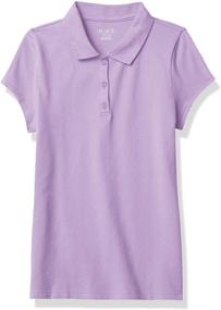 img 3 attached to 👕 The Children's Place Girls' Uniform Pique Polo: Quality & Style for Schoolwear