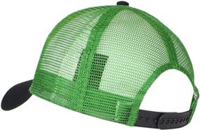 img 1 attached to 🧢 John Deere NCAA Men's Logo Contrast Mesh Back Core Baseball Hat