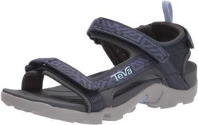 img 4 attached to 👟 Комфортные и стильные: детские сандалии Teva Unisex-Child K Tanza для веселых приключений