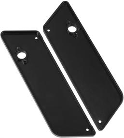 img 3 attached to 🔧 Enhanced Saddlebag Latch Covers for Harley Davidson Touring Street Glide, Electra Glide, Road Glide 1993-2013 - in Sleek Black