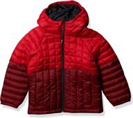 columbia humphrey hills puffer insulated windbreaker boys' clothing ~ jackets & coats logo