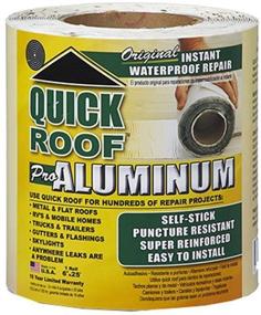 img 1 attached to Cofair QR625 Quick Roof Pro Aluminum 6-inch x 25-foot , YELLOW