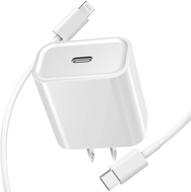 🔌 [сертифицировано apple mfi] 20w pd быстрая зарядка сетевого зарядного устройства типа c с 6ft usb-c к молнии быстрым зарядным кабелем для синхронизации данных для iphone 13/12/11/xs/xr/x 8/se/ipad/airpods - esbeecables. логотип