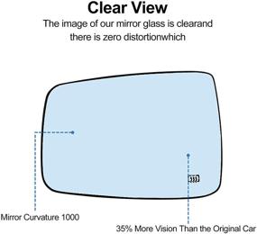 img 1 attached to 68050298AA 2009 2018 Backing Defrost Mirrors