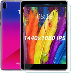 img 4 attached to 📱Планшет Android 10, 7-дюймовый, сертифицированный Google, 32 ГБ памяти, четырехъядерный процессор, IPS HD дисплей, двойная камера, Wi-Fi, Bluetooth - TJD (черный и красный)