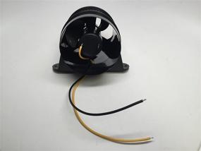 img 1 attached to 🌬️ Pactrade Marine 12V Black High Performance ABS Turbo In-Line Bilge Blower