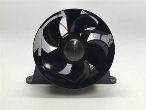 img 3 attached to 🌬️ Pactrade Marine 12V Black High Performance ABS Turbo In-Line Bilge Blower