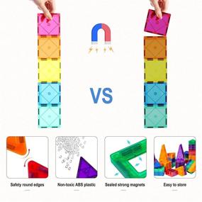 img 3 attached to 🧲 Magnetic Learning Building Set for Educational Purposes