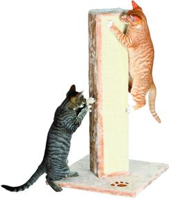 img 2 attached to 🐱 TRIXIE Soria Beige Scratching Tower, 13.17 lb. - Pet Products