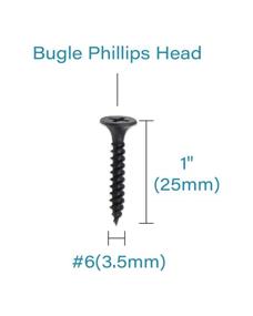 img 2 attached to IMScrews Phillips Drywall Assortment Phosphate: Premium fasteners for efficient wall installation