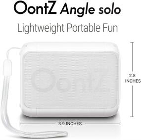 img 1 attached to 🔊 OontZ Angle Solo - Компактная Bluetooth-колонка с мощным звуком и басом, диапазон до 100 футов - идеальная колонка для путешествий, от Cambridge SoundWorks (Белая)