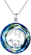 waysles necklace sterling crystal pendant girls' jewelry for necklaces & pendants logo