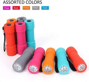 img 2 attached to 🔦 FASTPRO 10-Pack Mini Flashlight Set with 30 AAA Batteries, Ideal for Teaching, Camping, Wedding Favor