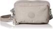 kipling abanu multi grey gris women's handbags & wallets and crossbody bags logo