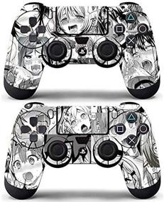 img 1 attached to Anime Funny Girls Vinyl Decals Skin Stickers 2 Pack for PS4 Dualshock Controllers - Vanknight