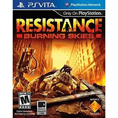resistance burning skies playstation vita playstation vita 로고