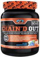 alr industries chain'd out: продвинутая технология матрицы bcaa - вкус черники, 600 г / 60 порций, дружественный к веганам и без глютена. логотип