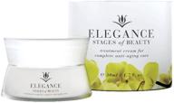 elegance treatment cream: resveratrol, anti-aging facial moisturizer, fine line & wrinkle fighter, skin hydration & protection - stages of beauty, 50ml logo