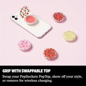 img 2 attached to 🍉 PopSockets PopGrip Lips: Lip Balm Phone Grip и Stand - Watermellionaire Edition 🍉 PopSockets PopGrip Lips: держатель для телефона с губной помадой и подставкой - издание Watermellionaire