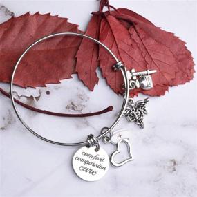 img 1 attached to 🌿 Eco-Friendly LPN Gift: Nurse Bracelet for Licensed Practitioners - Ideal for Nursing Appreciation, LPN Graduation - Sustainable Jewelry