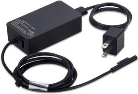 img 4 attached to Зарядное устройство Runpower 44W для Surface Pro - совместимо с Surface Pro 3, 4, 5, 6, 7, X, Go 1, 2, Surface Laptop 1, 2, 3, Surface Book - В комплекте 6,2-футовый кабель питания