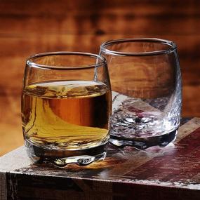 img 1 attached to Premium 2.8oz Heavy Base Shot Glass Set - Set of 6 Clear Shot Glasses for Tequila, Whiskey, Espresso, Liquor