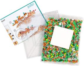 img 1 attached to 🦖 Perler Smithsonian Dinosaurs 3D Beads Kit: Create Mesmerizing Dinosaur Art with 2000pcs!