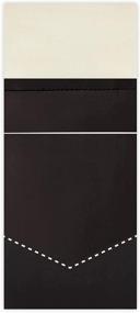 img 1 attached to Effortless Style: Jacob Alexander Pre-Folded Rectangular Handkerchief for Men