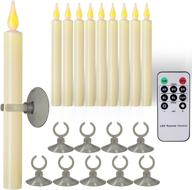 flameless taper candles with remote and timer lighting & ceiling fans logo