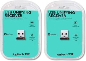 img 1 attached to 🔌 Logitech USB Unifying Receiver - Value Pack of 2