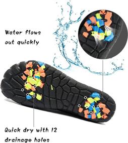 img 3 attached to Men's Quick Dry Barefoot Hiking Shoes by YESMOLA: The Ultimate Athletic Footwear