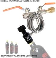 🔋 convenient maddog co2 fill station: dual valve bottle refill for 12oz, 16oz, 20oz tanks logo