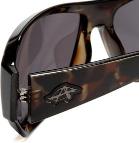 img 1 attached to Anarchy Dominate Oversized Sunglasses Shiny