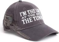 🚂 i'm the light at the end of the tunnel: funny railroad hat train humor baseball cap by ann arbor t-shirt co. - charcoal logo