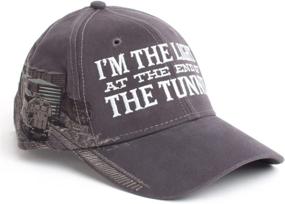 img 4 attached to 🚂 I'm The Light at the End of the Tunnel: Funny Railroad Hat Train Humor Baseball Cap by Ann Arbor T-shirt Co. - Charcoal