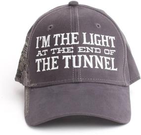 img 3 attached to 🚂 I'm The Light at the End of the Tunnel: Funny Railroad Hat Train Humor Baseball Cap by Ann Arbor T-shirt Co. - Charcoal