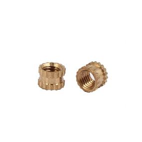 img 2 attached to Uxcell Brass Knurled Threaded Insert Nuts 100PCS - M3 x 3 mm Female Thread (Pack of 100)