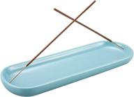 🚣 ceramic incense holder for sticks - boat style ash catcher, decorative incense burner tray by musheng логотип