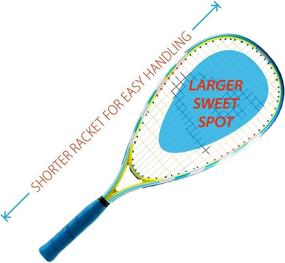 img 2 attached to Speedminton® S700 Set: The Ultimate All-Round Speed Badminton/Crossminton Package - 2 Rackets, 5 Speeder® Tubes, Easy Court, Bag, Blue