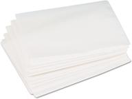 📦 100-pack of 3 mil clear letter size thermal laminating pouches, 9 x 11.5 - universal 84622 logo