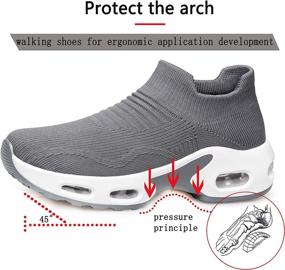 img 2 attached to PDBQ Sneakers Breathable Lightweight Comfortable Women's Shoes in Athletic