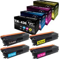 easyprint (4-pack, set) compatible tn-436 tn436 toner cartridges for brother printers hl-8260cdw l8360cdwt l9310cdw mfc-l8690cdw l8900cdw l8610cdw l9570cdw(t) dcp-l8410cdw - efficient performance and compatibility logo