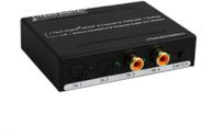 🔉 j-tech digital оптический spdif / коаксиальный цифровой в rca l / r аналоговый аудио конвертер 4x1 переключатель с поддержкой 3,5 мм разъема для наушников / динамиков (jtdaudiosw4x1) логотип